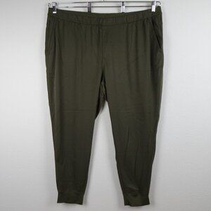 North Face Aphrodite Jogger Pants Women's Plus Size 3X Green Activewear